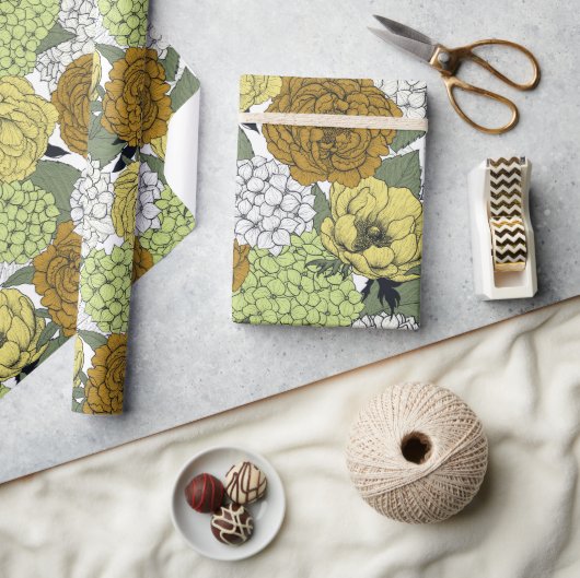 Spätfrühlingspark 2 geschenkpapier (Basteln)