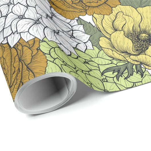 Spätfrühlingspark 2 geschenkpapier (Rolleneckpunkt)