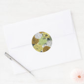 Spätfrühlingspark 2 runder aufkleber (Umschlag)