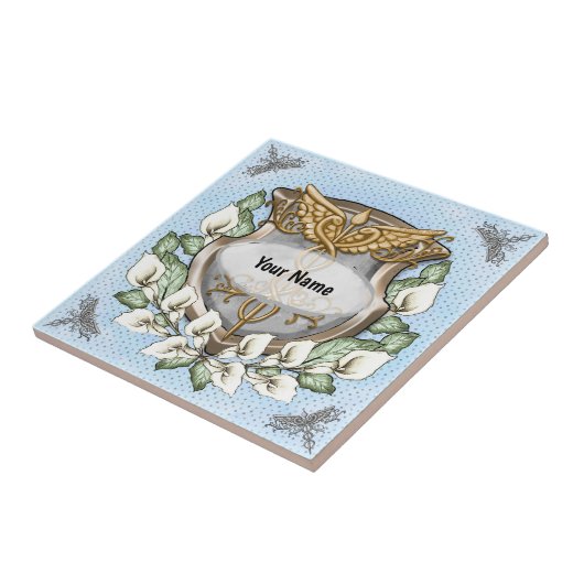 Spath lily shield caduceus fliese (Seite)