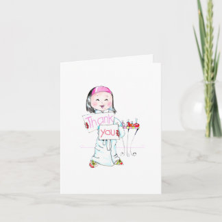 Spa'thday Party Thank You note (no bangs) Dankeskarte