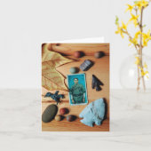 Späthertage Karte (Gelbe Blume)