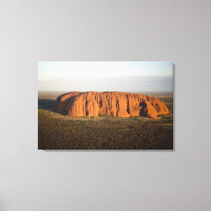 Spätnachmittagslicht auf Uluru / Ayers Rock, Leinwanddruck