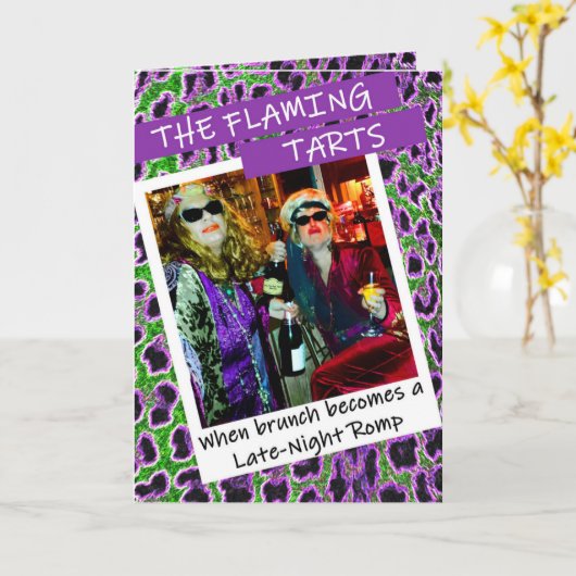 Spätnachts-Romp Karte (Gelbe Blume)