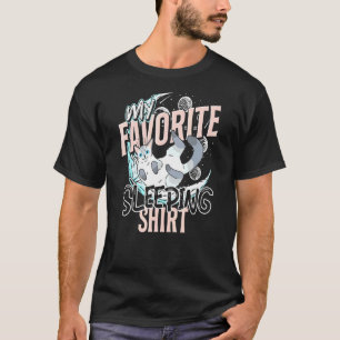 Spätschläfer Schläfenleepy Napping Süße Tier Stief T-Shirt