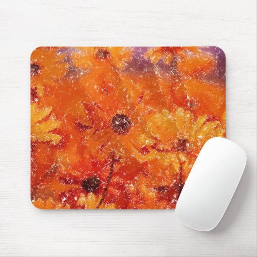 Spätsommer-Flamme Mousepad (Mit Mouse)