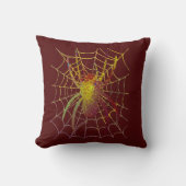 Spatter Art Spinne Kissen (Vorderseite)
