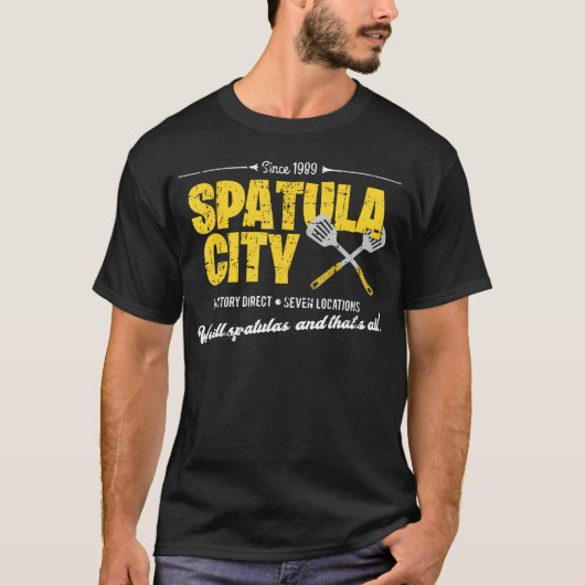Spatula-Stadt gestört T-Shirt (Vorderseite)