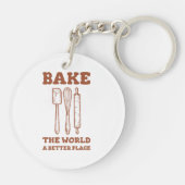 Spatula zu jubeln und Buttone zu rollen, um die We Schlüsselanhänger (Rückseite)