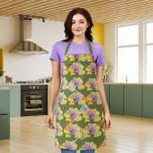 Spatulas und Rühreier grün Schürze