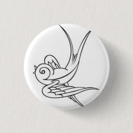Spatz Button (Vorderseite)