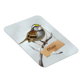 Spatz Dein Name Magnet (Rechte Seite)