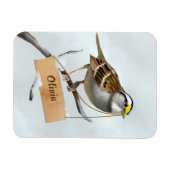 Spatz Dein Name Magnet (Horizontal)