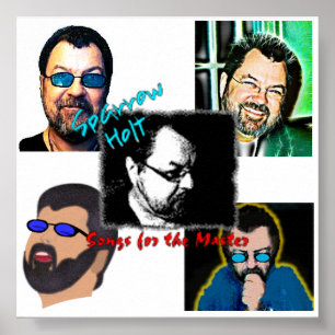 Spatz Holt "Lieder für das Vorlagen" Plakat