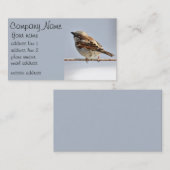 Spatz Visitenkarte (Vorne/Hinten)