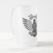 Spatzen-mattierte Tasse (Vorderseite Links)