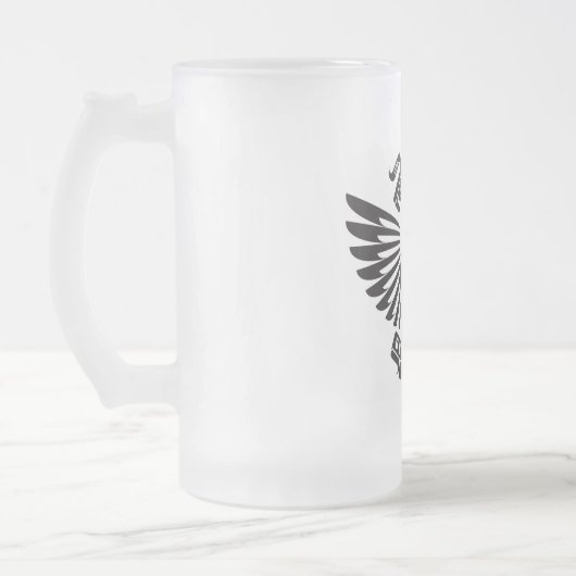 Spatzen-mattierte Tasse (Links)