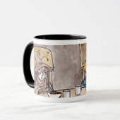 Spatzen-und Ingwer-Tasse Tasse (Vorderseite Links)