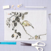 SPATZEN-UND KIRSCHblüte Seidenpapier (Handwerk)