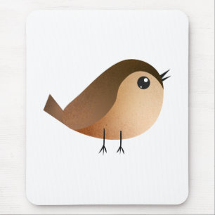 Spatzen-Vogel-Cartoon  Mousepad
