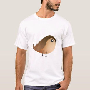 Spatzen-Vogel-Cartoon T-Shirt