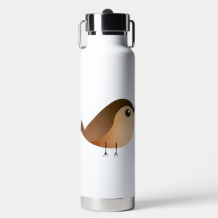 Spatzen-Vogel-Cartoon  Trinkflasche