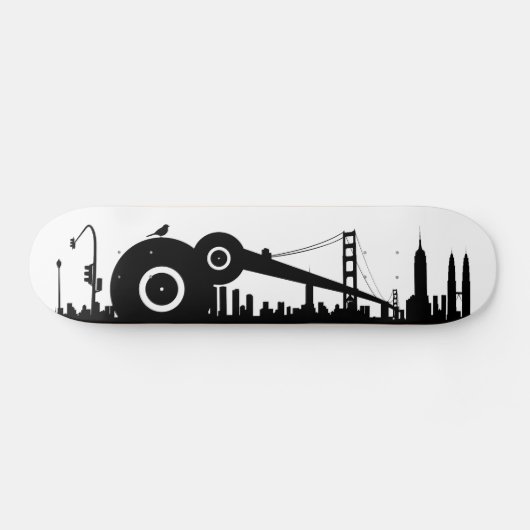 Spatzenstadt Skateboard (Horizontal)