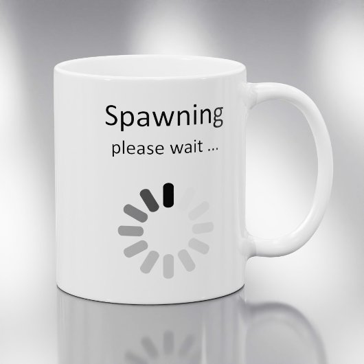 Spawna Bitte warten - Schwangerschaft Spaß Kaffeetasse