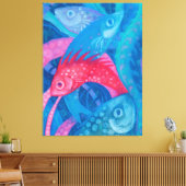 "Spawning" extra groß Leinwanddruck (Insitu (Wohnzimmer))