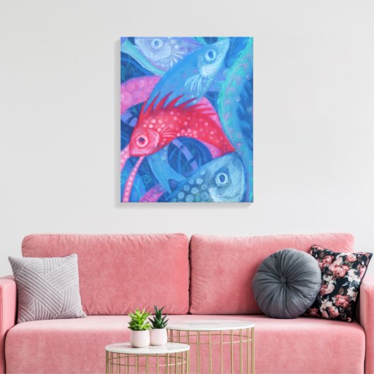 "Spawning" extra groß Leinwanddruck (Insitu (Wohnzimmer))