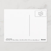 Spawnschen, Fisch, Rosa & Blau, Unterwassermalerei Postkarte (Rückseite)