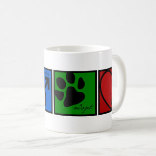Spay-Neuter-Adoptiert-Liebe Kaffeetasse