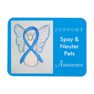 Spay & Neuter Pets Awareness Engel Custom Magnet