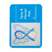 Spay & Neuter Pets Awareness Engel Custom Magnet (Vertikal)