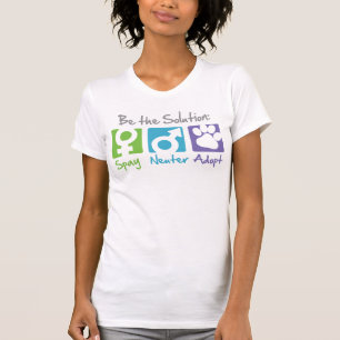 "Spay, neutralisieren Sie, adoptieren Sie" T - T-Shirt