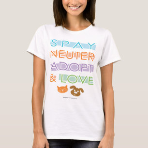 Spay Neutrum adoptieren Liebe T-Shirt