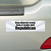 SPAY ODER NEUTRALISIEREN Sie IHR REPUBLICAN.png Autoaufkleber (Auf Auto)