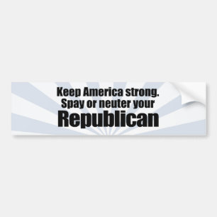 SPAY ODER NEUTRALISIEREN Sie IHR REPUBLICAN.png Autoaufkleber