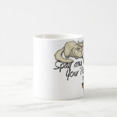 Spay und Neuter Ihre Haustiere Kaffeetasse (Mittel)