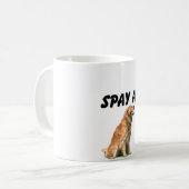 Spay und Neuter Kaffeetasse (Vorderseite Links)