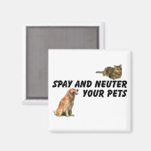 Spay und Neuter Magnet (Vorderseite/Rückseite)