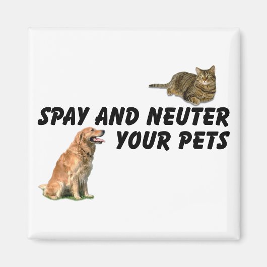Spay und Neuter Magnet (Vorne)
