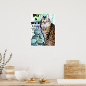 Spay und Neuter (Oder ich verstecke Ihre Kontrolle Poster (Küche)