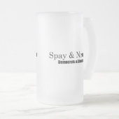 Spay und neutralisieren Sie Liberale Mattglas Bierglas (VorderseiteRechts)