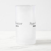 Spay und neutralisieren Sie Liberale Mattglas Bierglas (Mittel)