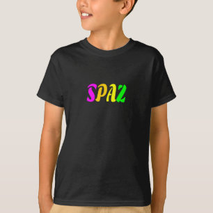 Spaz Neon Retro Vintag 80er T-Shirt