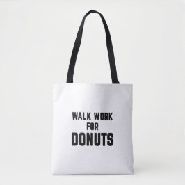 Spazierarbeit für Donuts Tasche