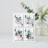 SPAZIERE POSTKARTE (Stehend Vorderseite)