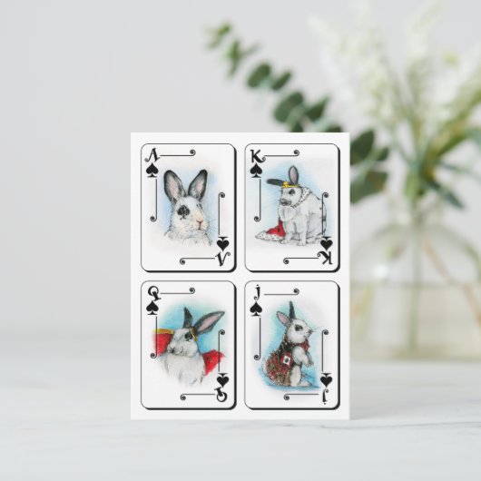 SPAZIERE POSTKARTE (Stehend Vorderseite)