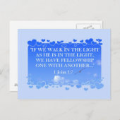 SPAZIEREN IN DER    LEICHTPAUSKARTE POSTKARTE (Vorne/Hinten)